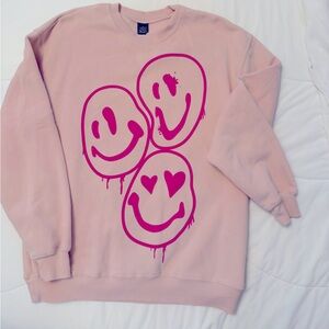 Crew neck sweatshirt. XS. Pink. Wild Fable.